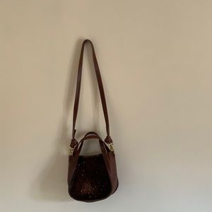 Madewell animal skin purse